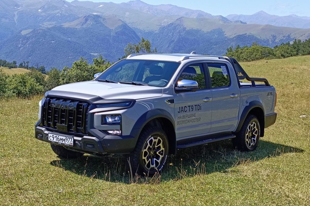 Флагманский пикап JAC T9 с дизельным двигателем: новые возможности на российском рынке