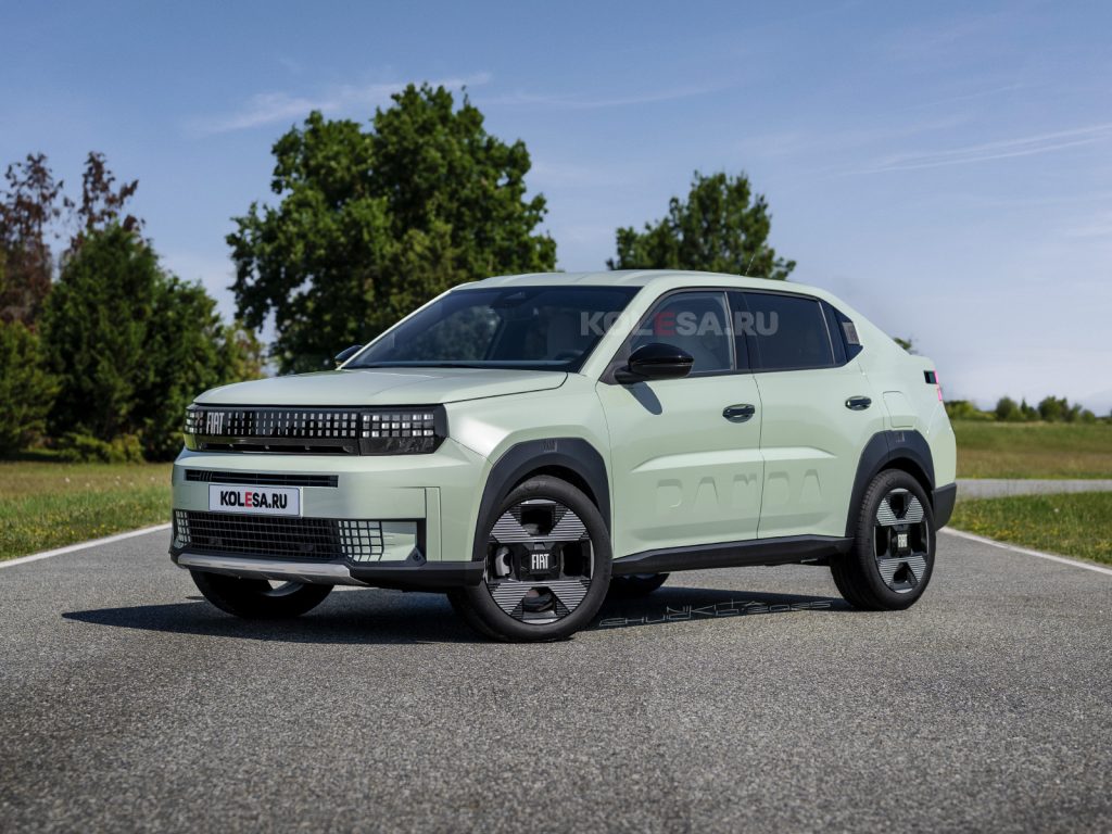 Новый купеобразный кроссовер Fiat Panda Fastback: Первые изображения и подробности