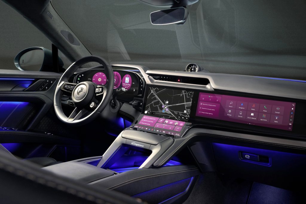 Обновленный Porsche Cayenne: Экраны и инновации в салоне