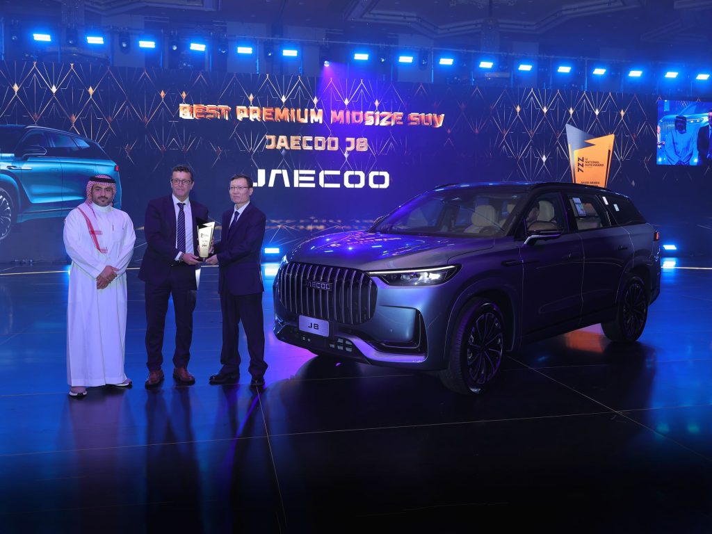 Jaecoo завоевал две награды на National Car Awards 2025 в Саудовской Аравии