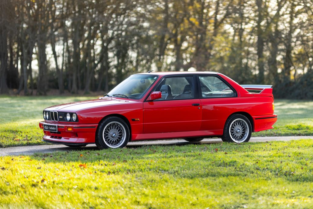 Уникальный BMW M3 Sport Evolution 1990 года выставлен на аукцион