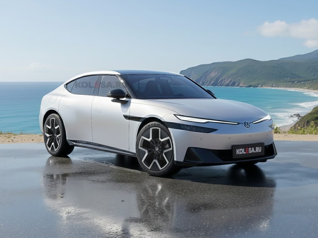 Новый электрический седан Volkswagen на базе Xpeng: первые фотографии и детали