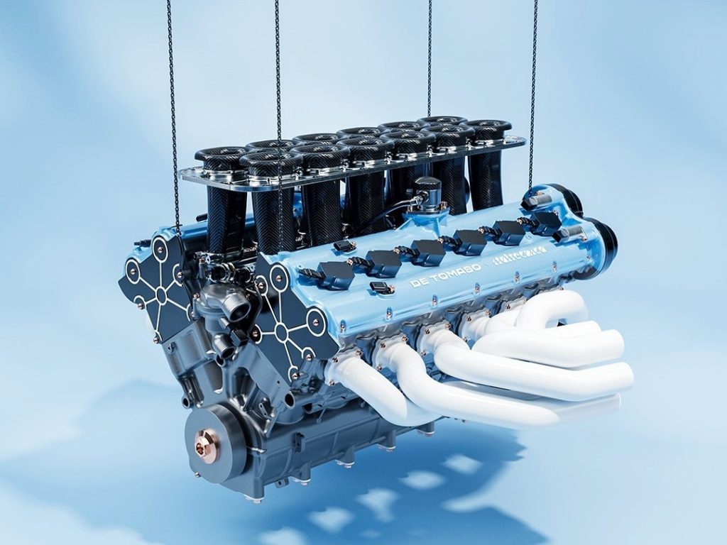 Суперкар De Tomaso P900: Впечатляющий V12 с мощностью 900 л.с.