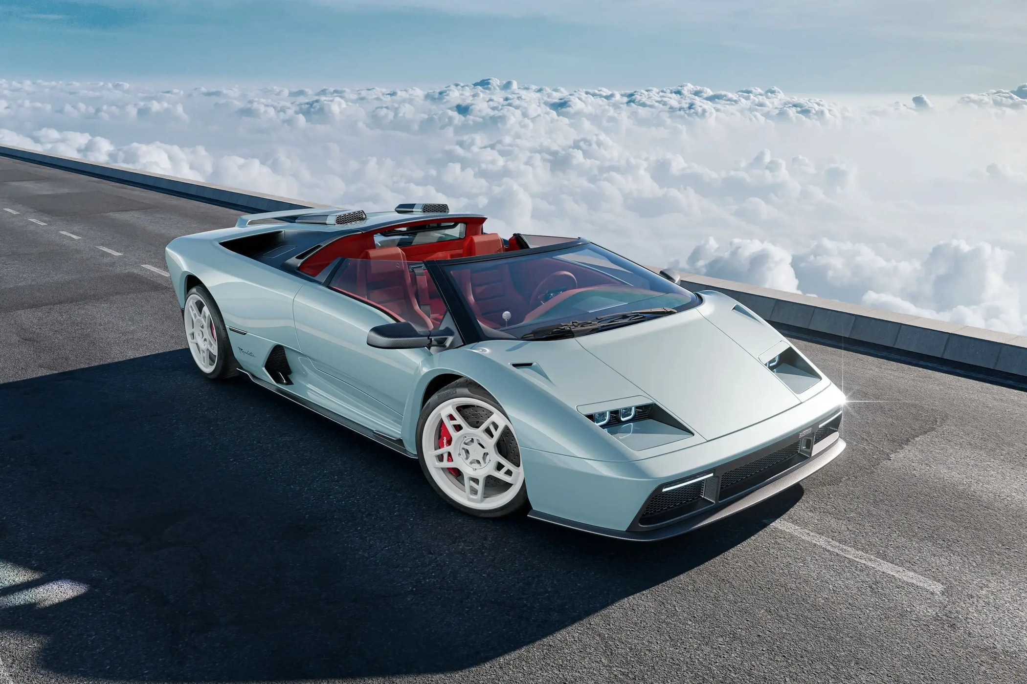 Eccentrica V12 Roadster: Рестомод Lamborghini Diablo в Открытом Исполнении