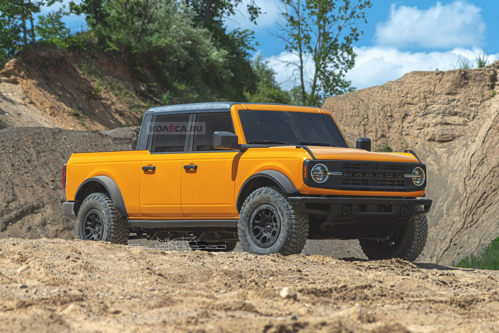 Ford может выпустить пикап на базе легендарного Bronco