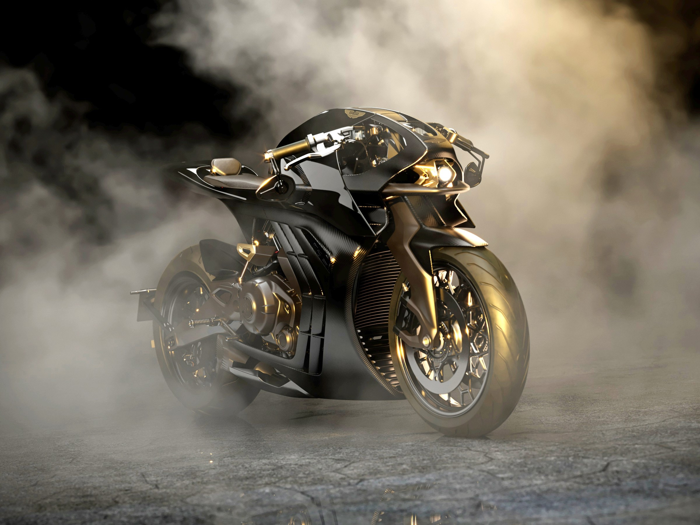 Первый дорожный мотоцикл от Aston Martin и Brough Superior: для состоятельных эстетов