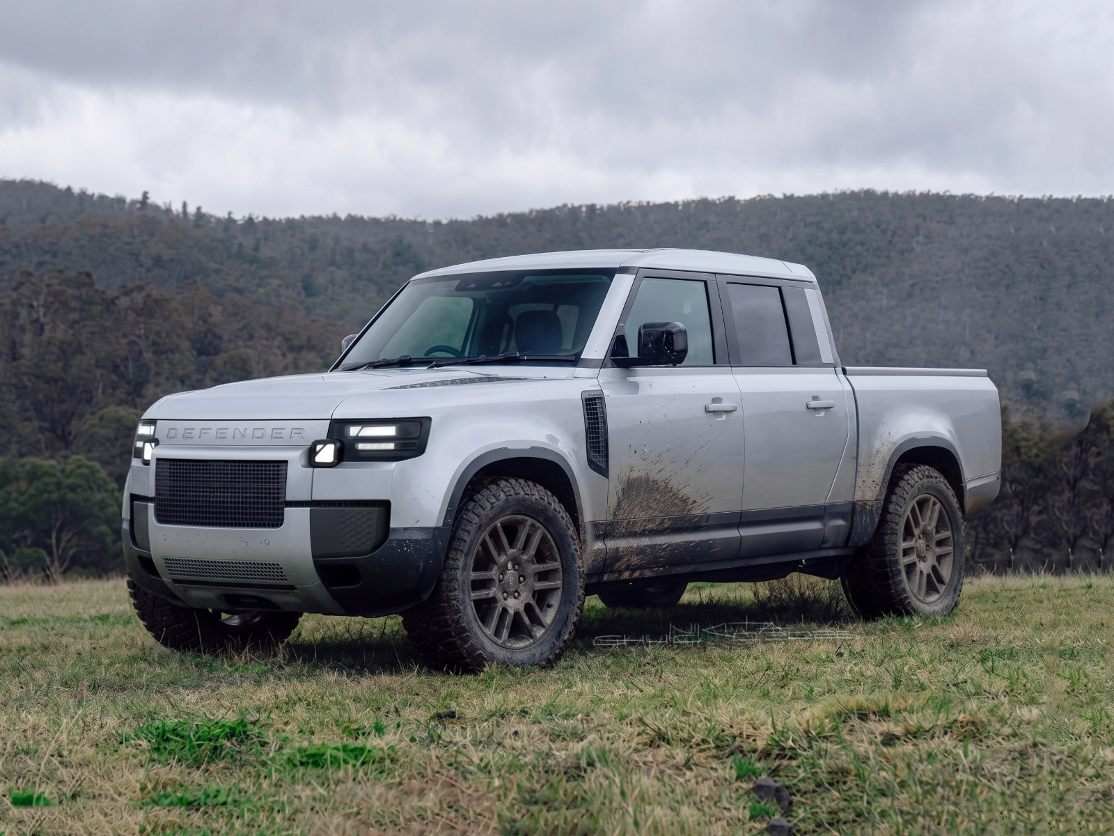 Новый пикап Land Rover Defender: первые изображения и ожидания
