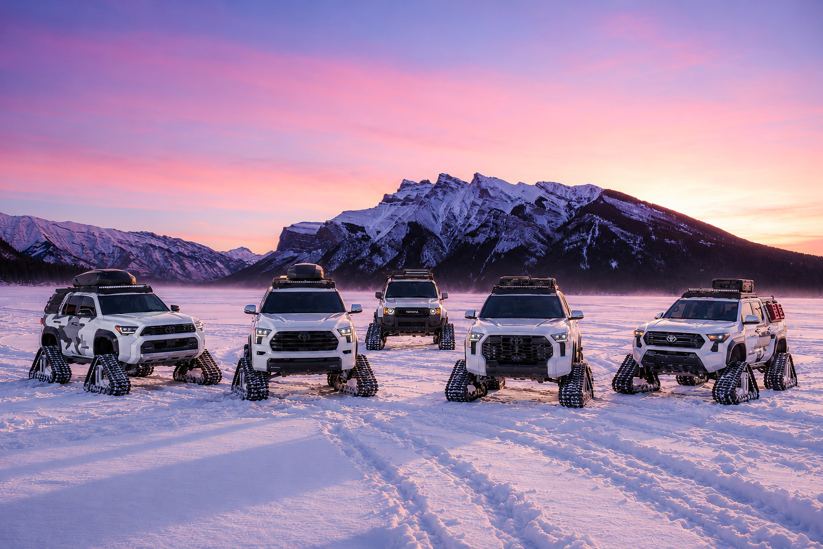 Зимние концепты Toyota: готовые к снегу модели на выставке SEMA